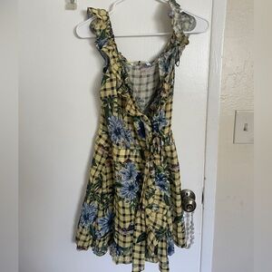Zara Multicolor Plaid Dress